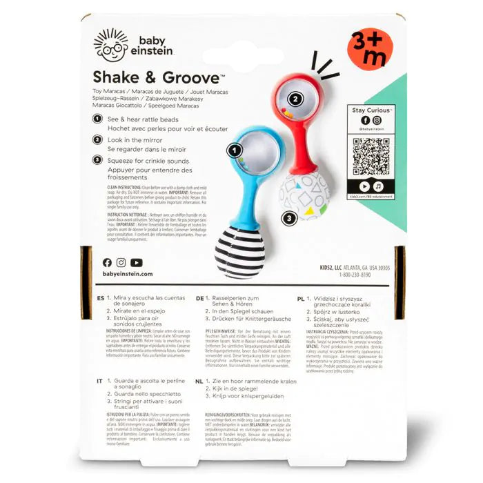 Baby Einstein Shake & Groove Toy Maracas