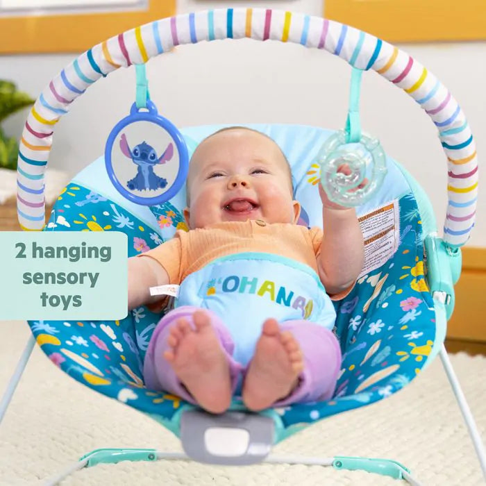 Bright Starts Stitch Ohana Paradise Vibrating Bouncer
