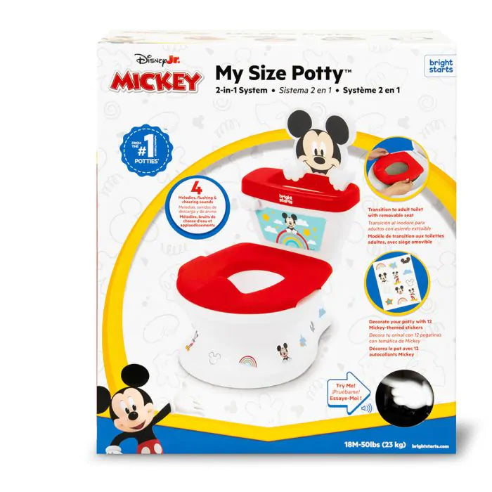 Bright Starts Mickey Mouse My Size Potty 2-in-1 System