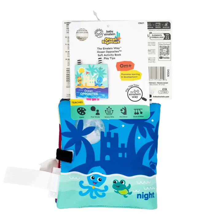 Livre d'activités doux Baby Einstein Ocean Opposes