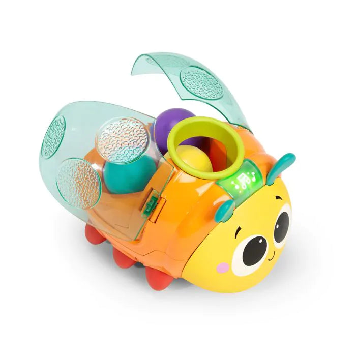 Bright Starts Spin 'n' Chase Bug Ball Popper Toy