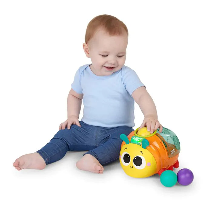 Bright Starts Spin 'n' Chase Bug Ball Popper Toy