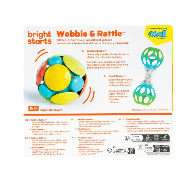 Bright Starts Wobble & Rattle Gift Set