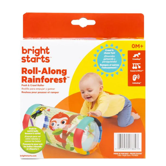 Bright Starts Rainforest Push & Crawl Roller