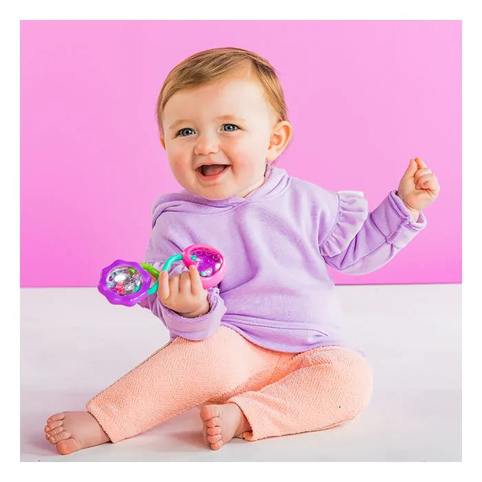 Bright Starts Rattle And Shake Barbell Toy - Purple