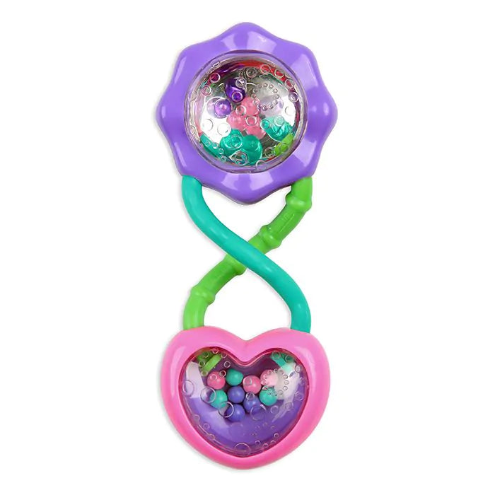 Bright Starts Rattle And Shake Barbell Toy - Purple