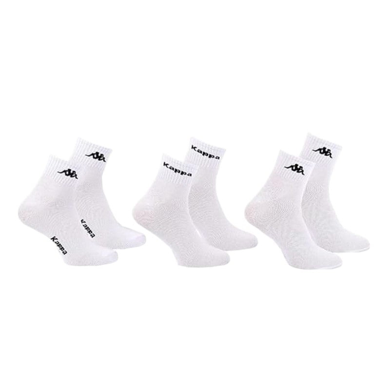Kappa 2/3 Socken Tripack Weiß