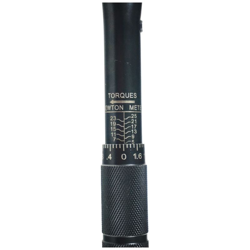 Momentový klíč 1/4 palce 5–25 Nm Nastavitelný s Lock Beast