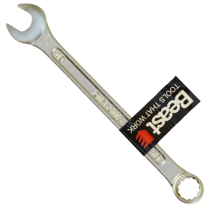Cheie combinată 10 mm Beast din oțel crom-vanadiu