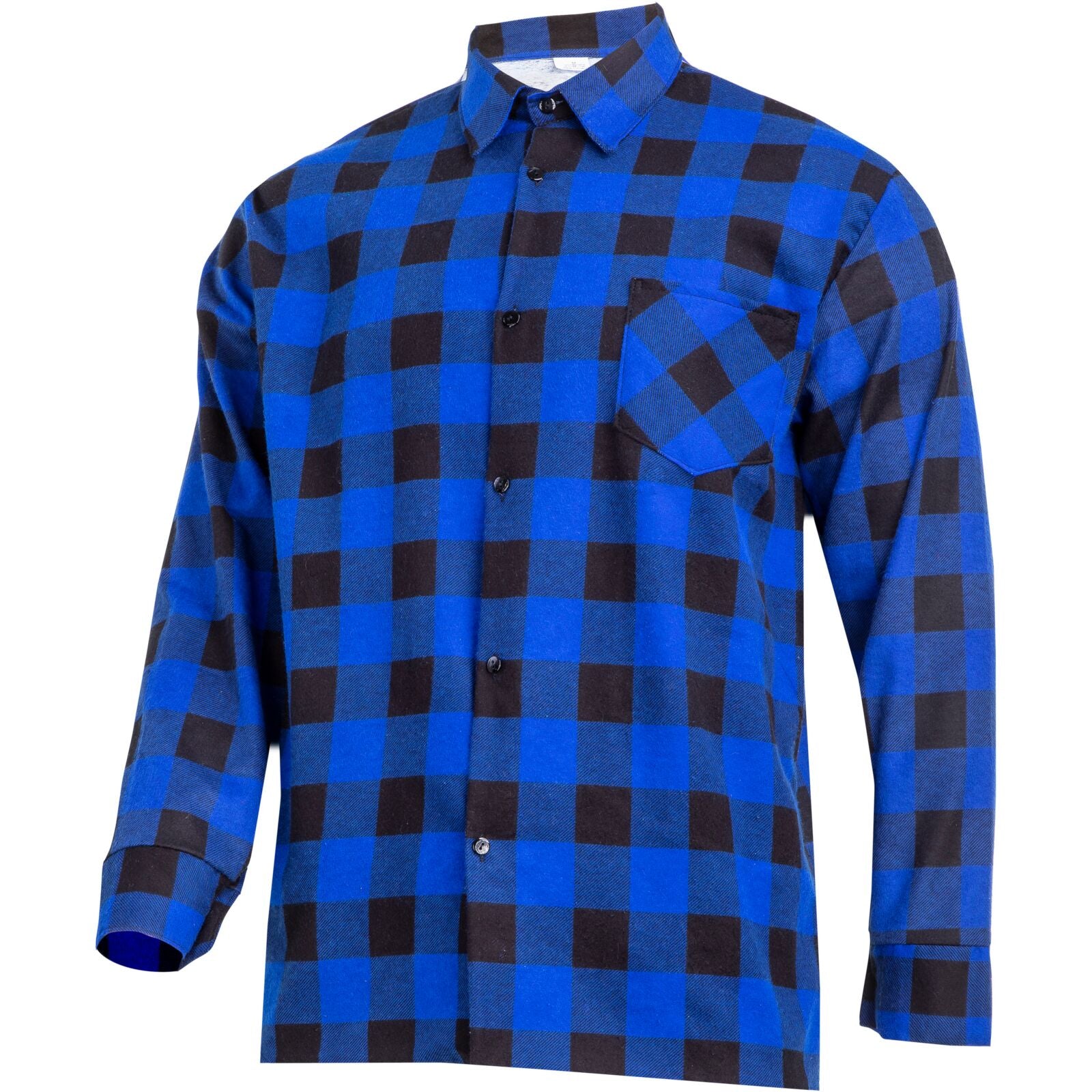Camicia in Flanella Blu 170g/m2 3xl Ce Lahti