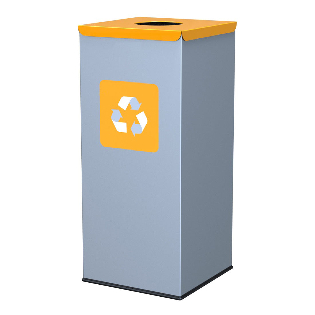 Alda Eco - Carré Prullenbak 60l - Geel
