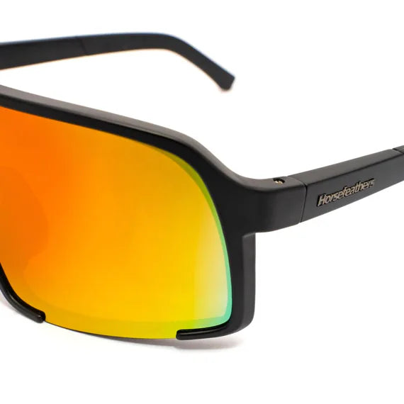 Horsefeathers Magnum Sunglasses (matt Black/mirror Red)