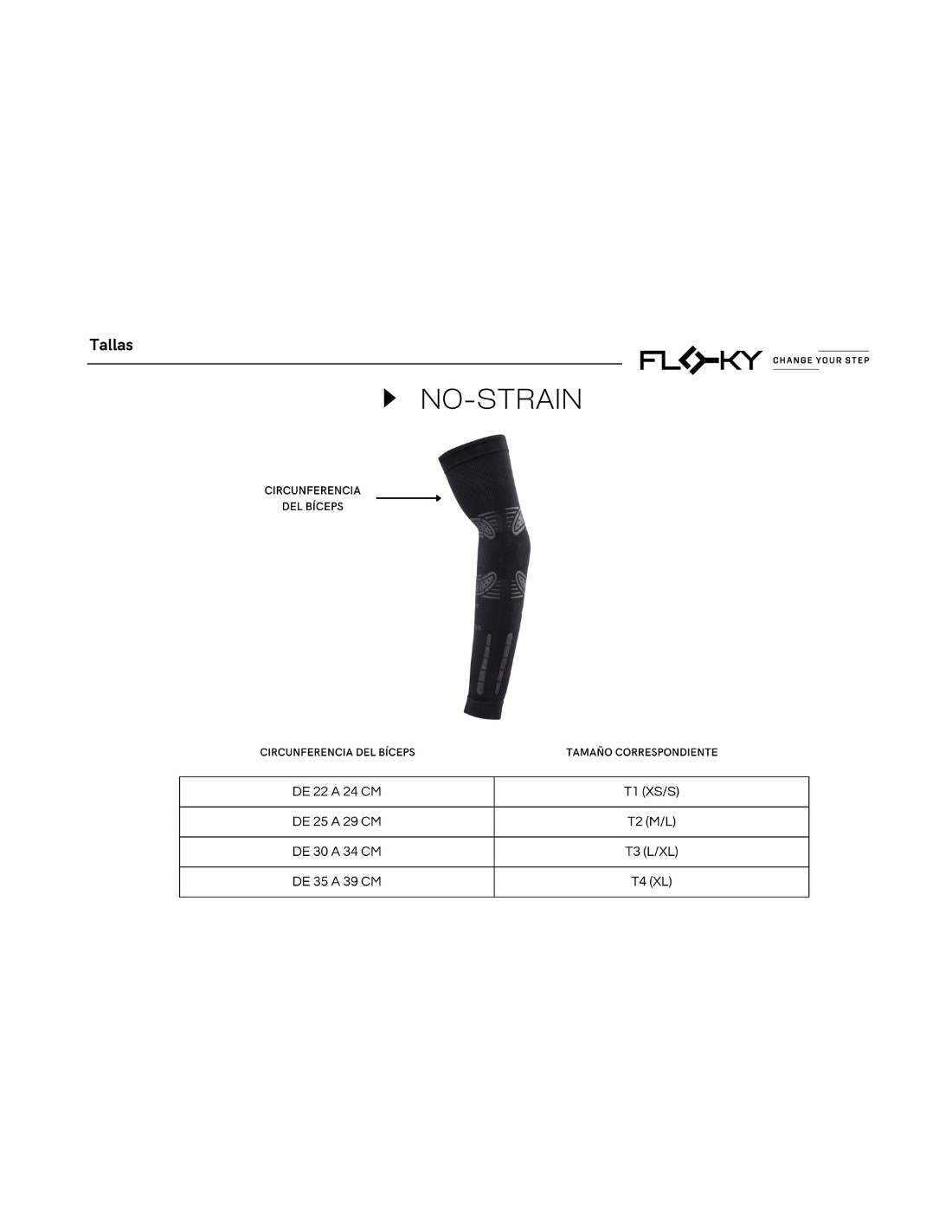 Manchon Floky No Strain Blanc