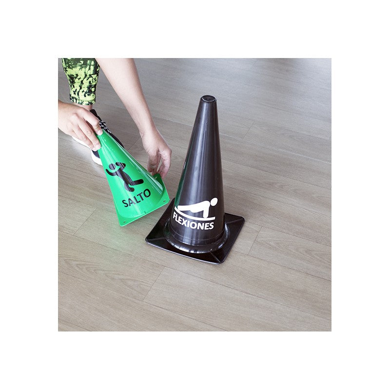 Marker Cone Træningsspring Naranja Fluor 23 Cm