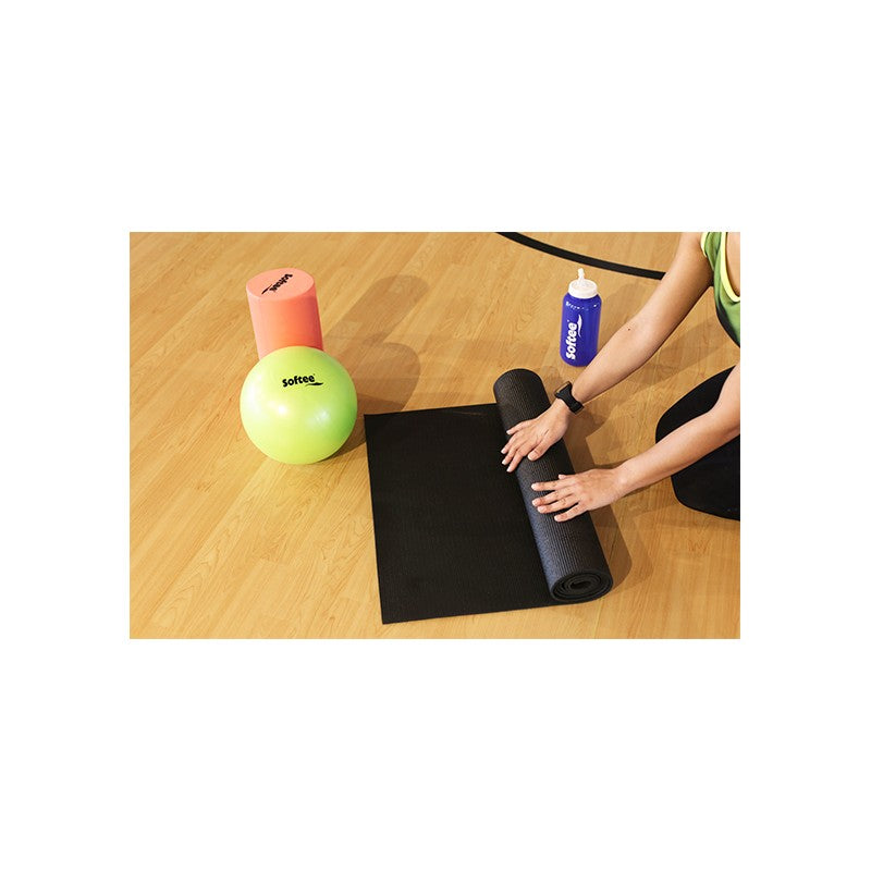 Mat Pilates/yoga Softee Deluxe Thickness 6mm Azul 173X60X06 Cm