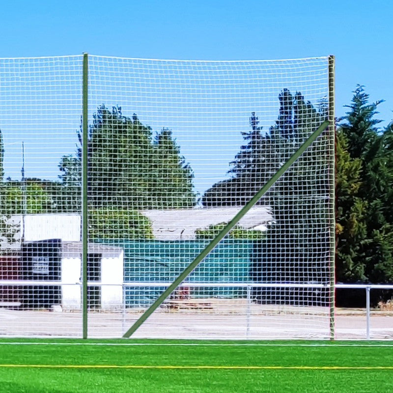 Metalowy słup wzmacniający do siatki ochronnej bez doniczki wielokolorowej