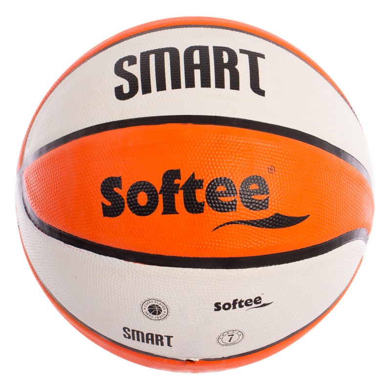 Microcellular Softee Smart Basketball Ball Naranja/Blanco