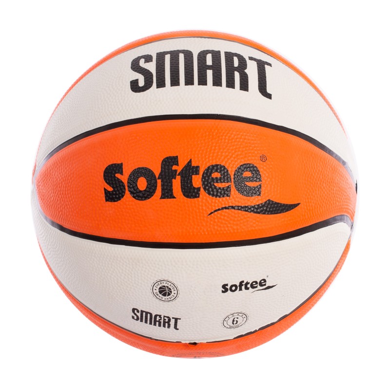 Microcellular Softee Smart Basketball Ball Naranja/Blanco