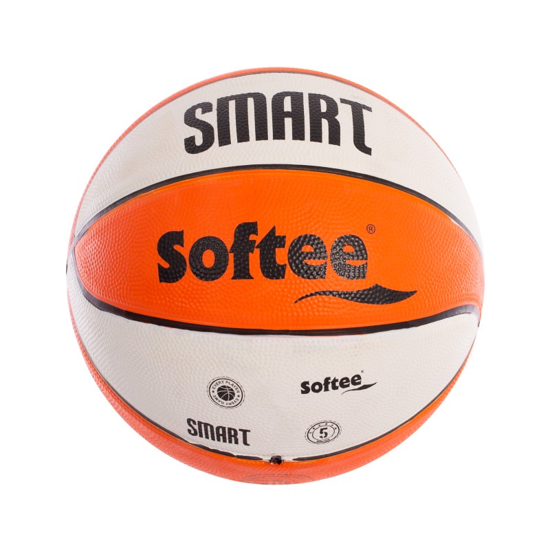 Microcellular Softee Smart Basketball Ball Naranja/Blanco