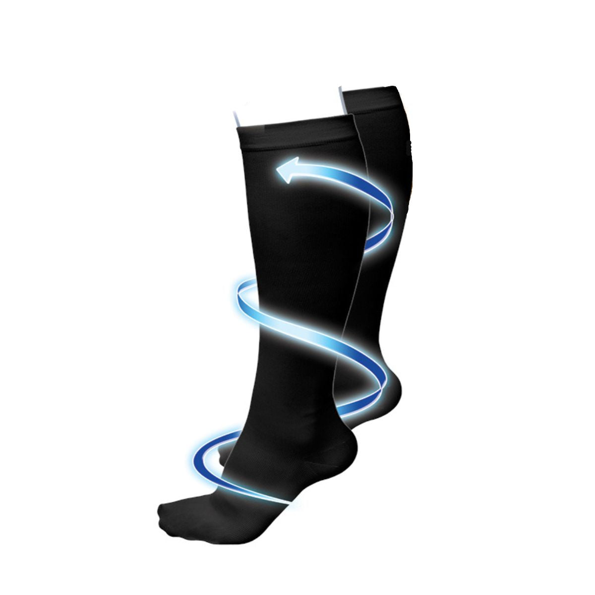 Miracle Socks - Compressiekousen - Zwart S/m