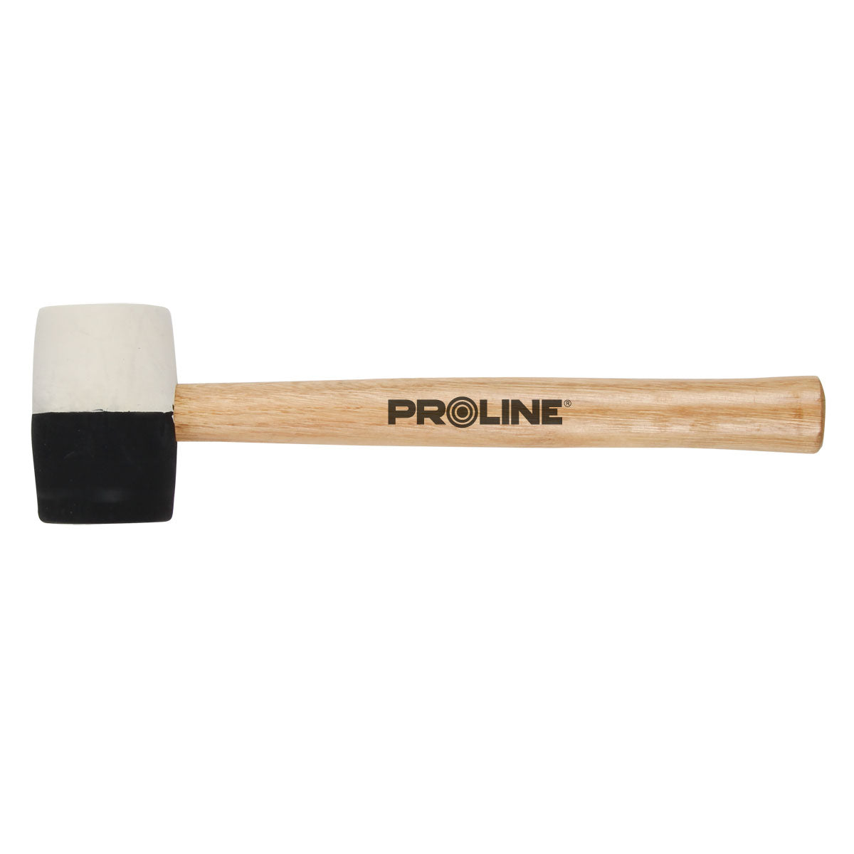 Gummihammer Schwarz-Rot 980g Holzgriff Proline
