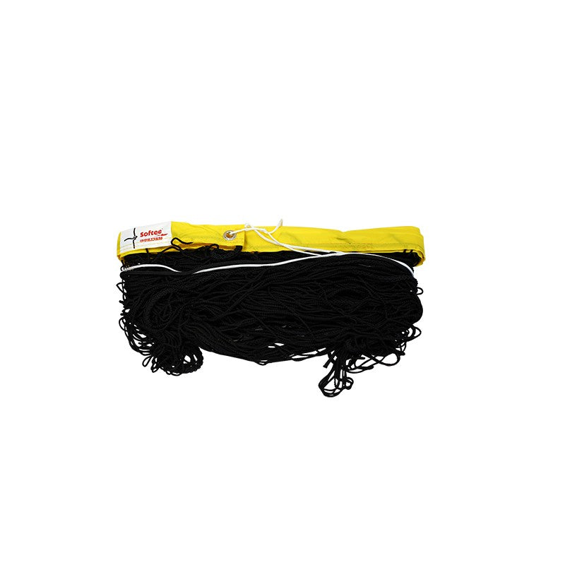 Net Volleybalstrand 3 mm lijn Premium met latexband geel
