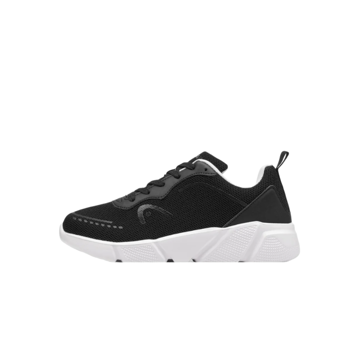 Sneakers ceann Iúpatar dubh