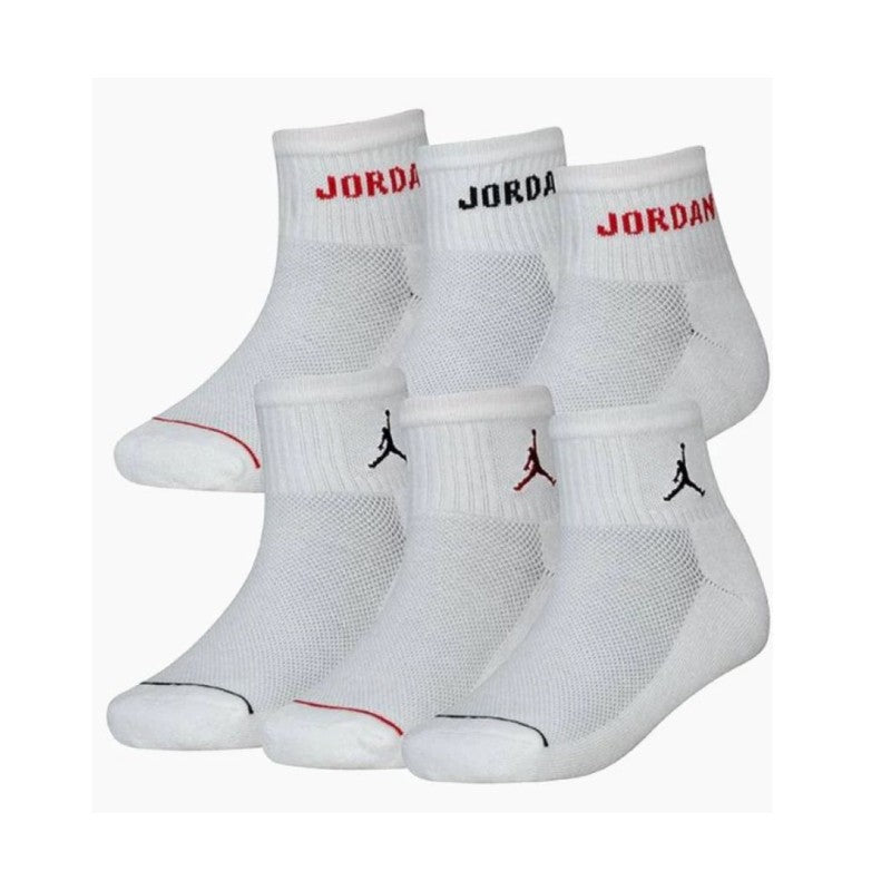 Nike Jordan Legend Ankle Socks 6-pack Blanco