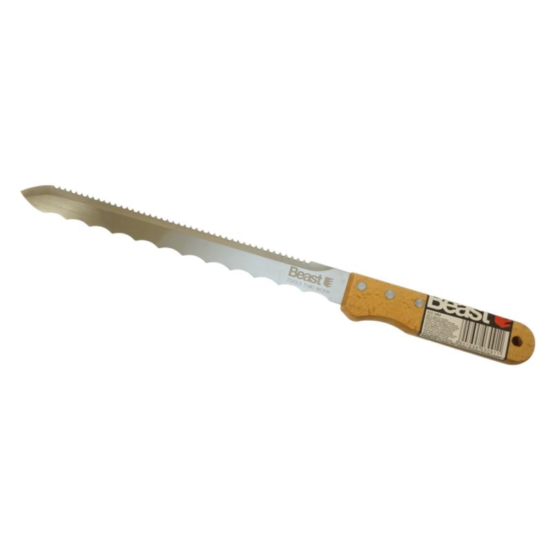 Isoliermesser, doppelseitige gezahnte Klinge, 420 mm, Biest