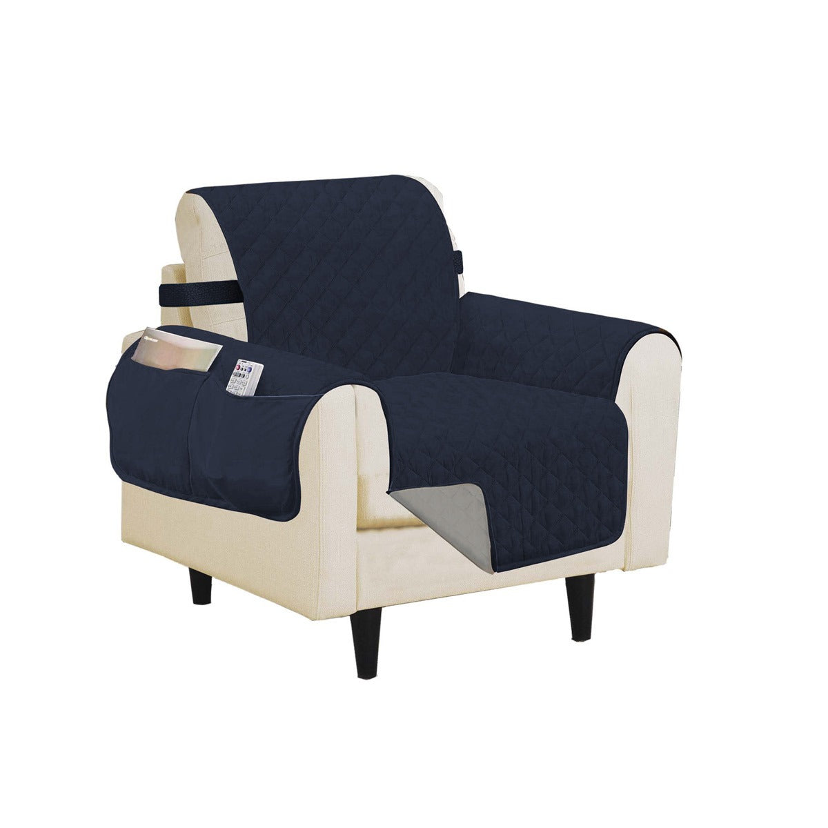 Couch Cover - Stoelhoes - Blue/grey
