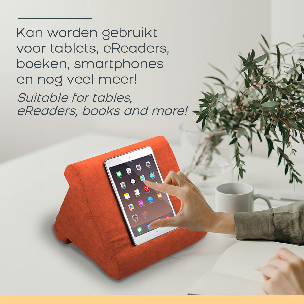 Orange Donkey – Tablettkudde - Svart