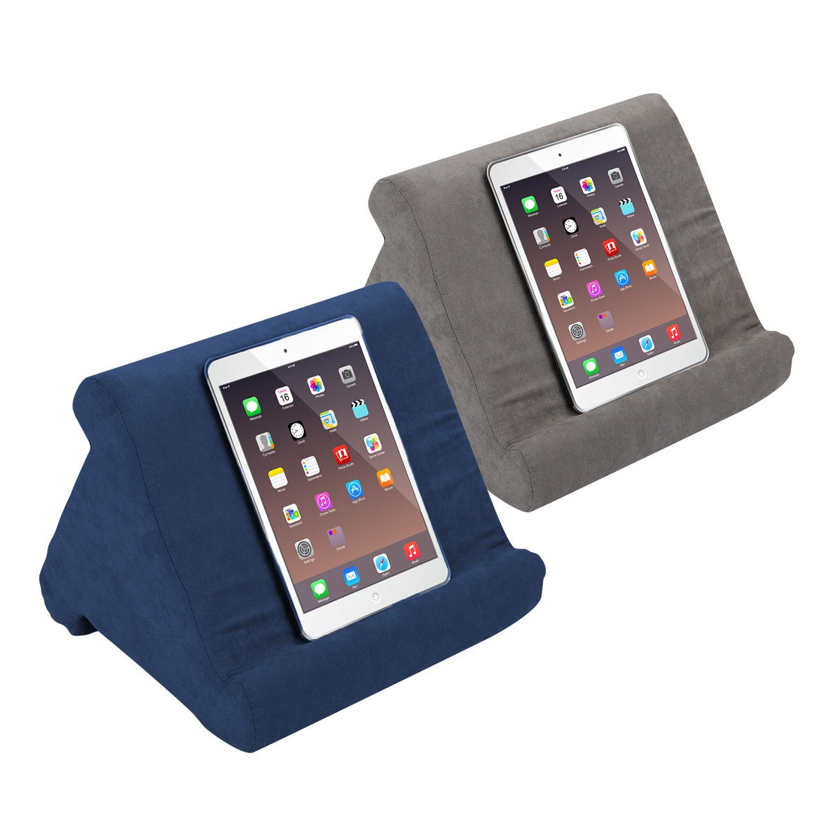 Set di cuscini per tablet Orange Donkey - grigio e blu