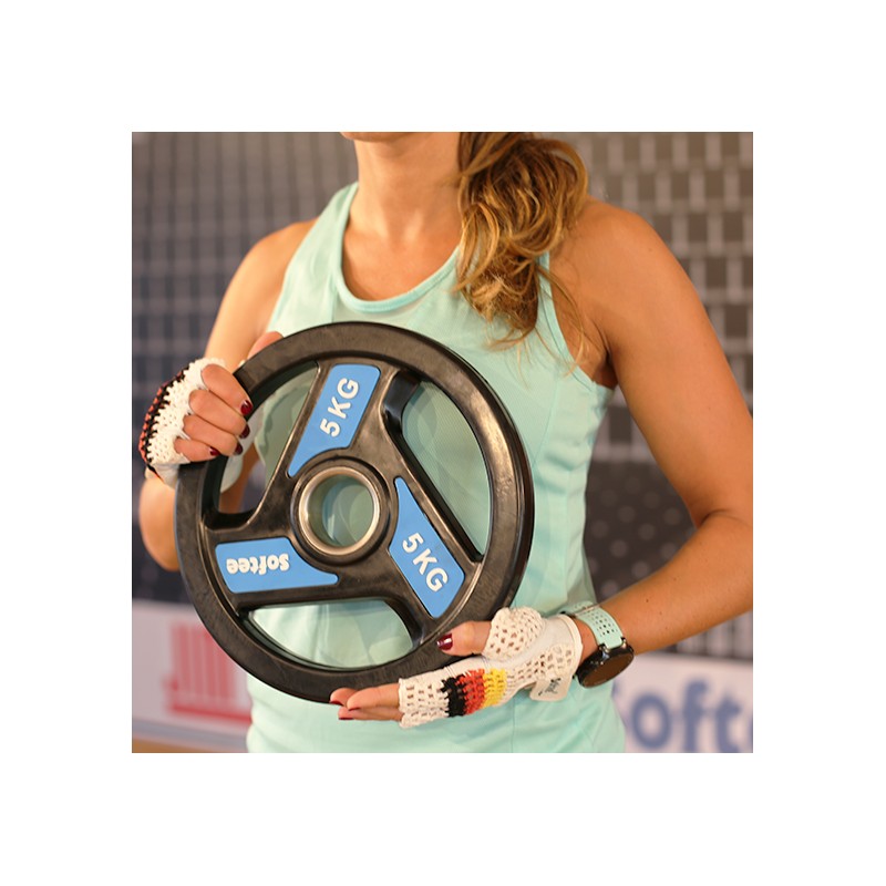 Olympic Plate Softee Modern Negro 125 Kg
