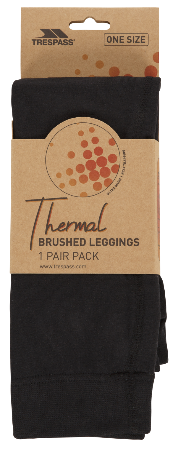 Trespass Tooties - Medias sin pies con forro polar en negro