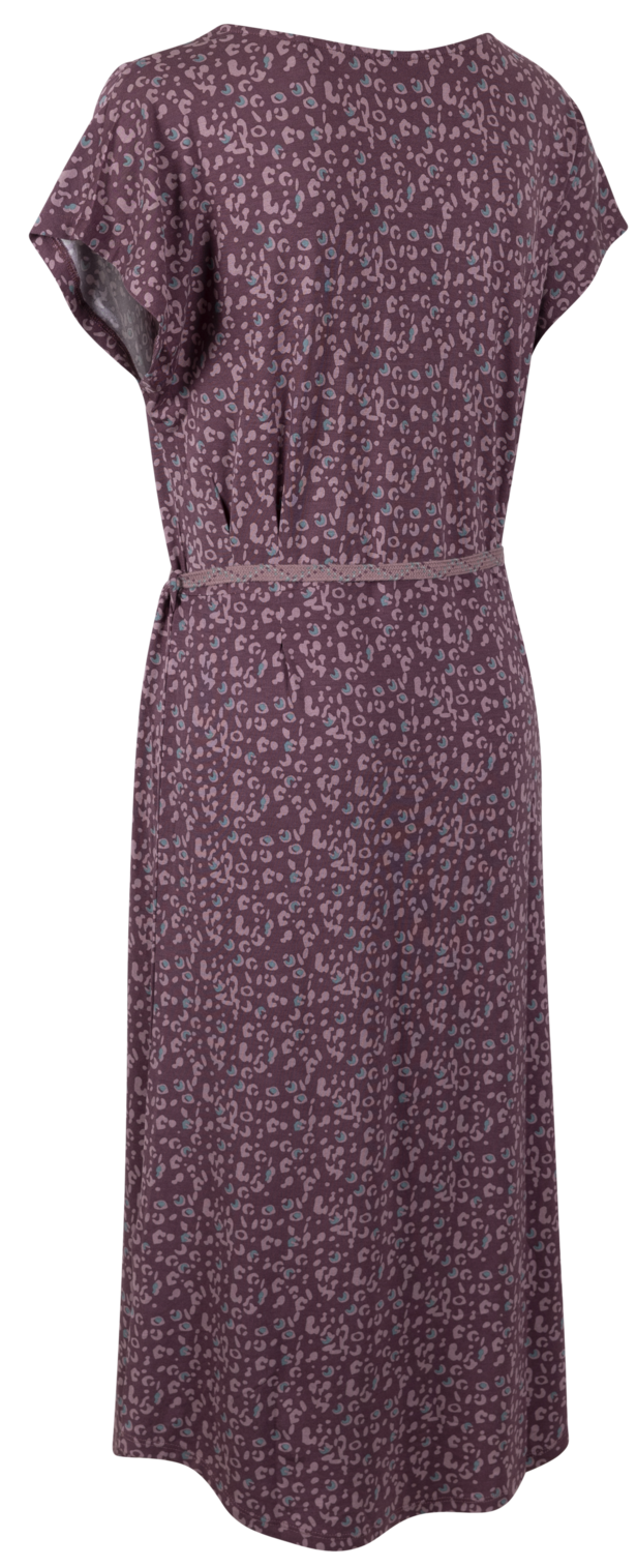 Trespass Lynsey - Vestido Mujer Damson Tone Animal Print