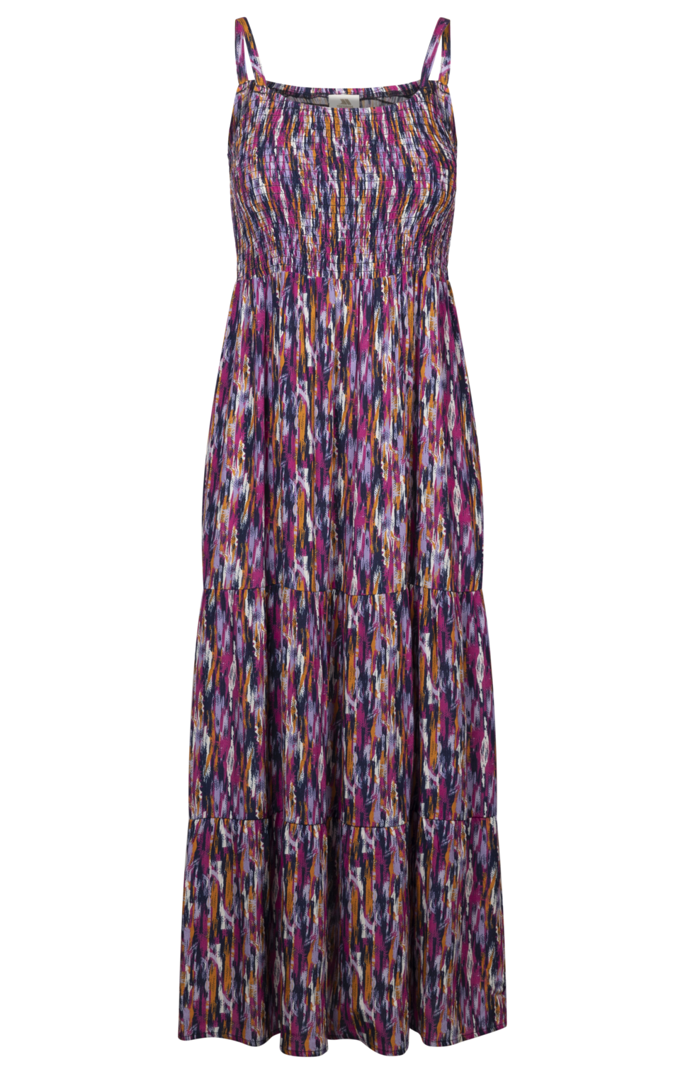 Trespass Selena - Vestido largo informal para mujer con estampado azul marino