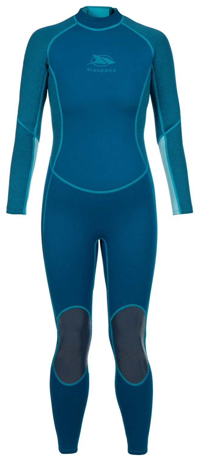 Trespass Lox - Dames 3 mm volledig wetsuit Cosmic Blue Marl