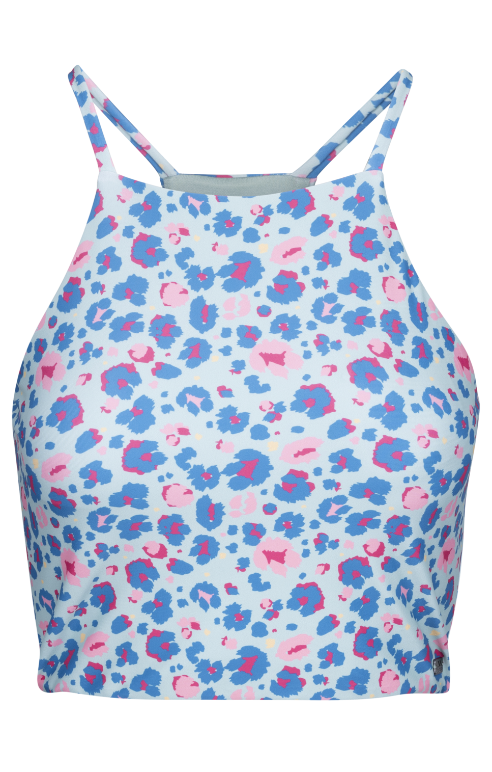 Trespass Harlow - Female Swim Top Light Sage Abstract Leopard Print