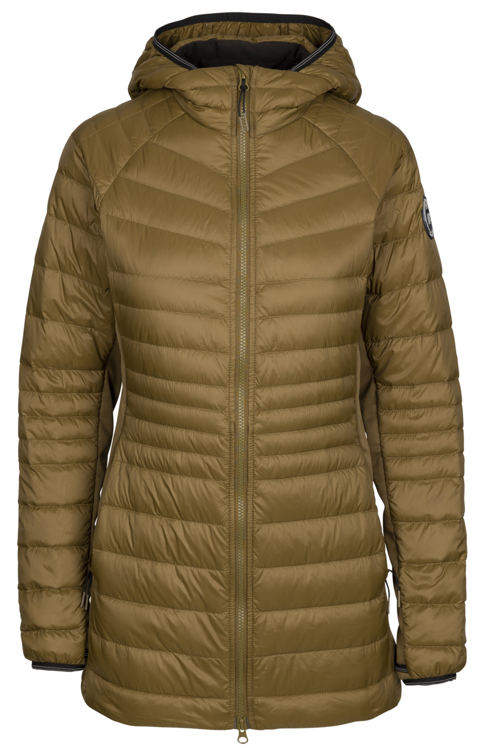 Trespass Hub Female Down Jkt Dark Olive - XL
