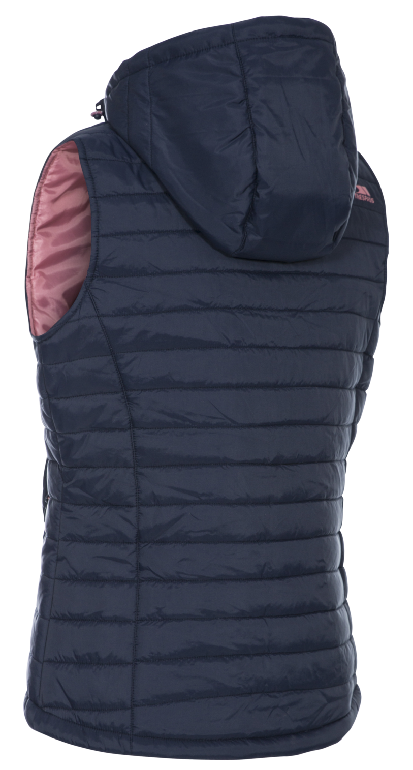Trespass Aretha Female Casual Gilet Navy Dusty Rose - M
