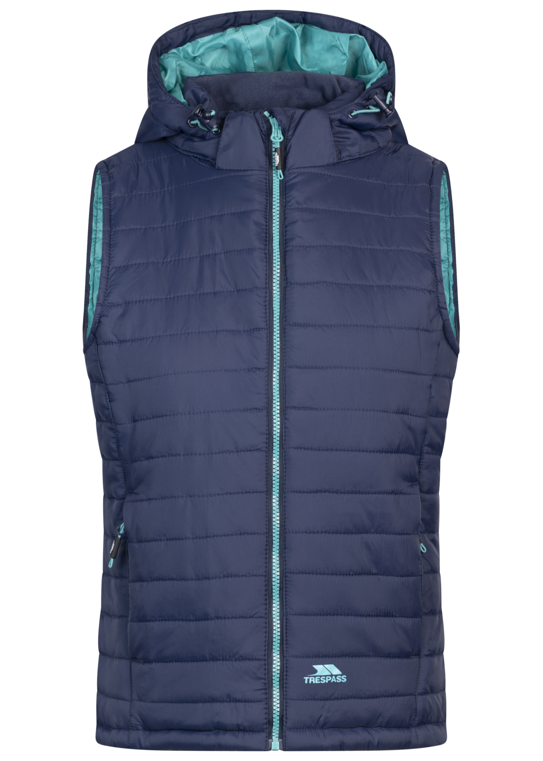 Trespass Aretha Female Casual Gilet Navy Dusty Rose - M