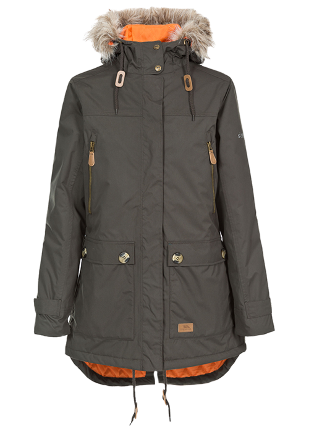 Trespass Clea - Mujer Jkt Tp50 Dark Khaki