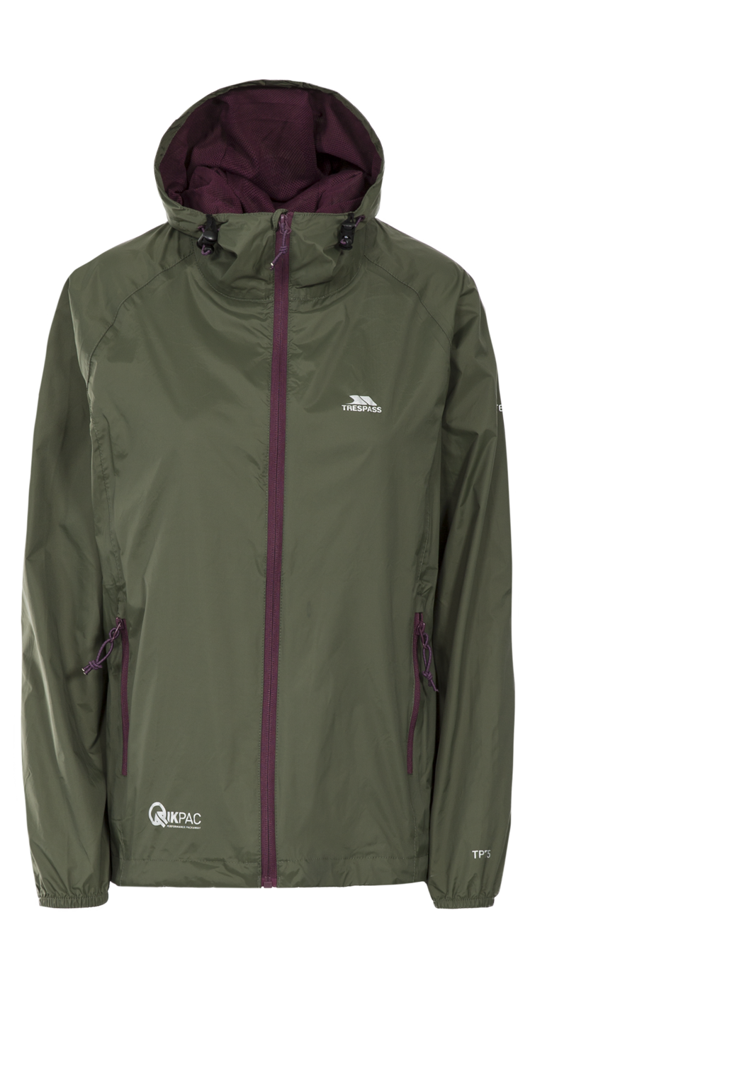 Trespass Qikpac Hona Jkt Moss