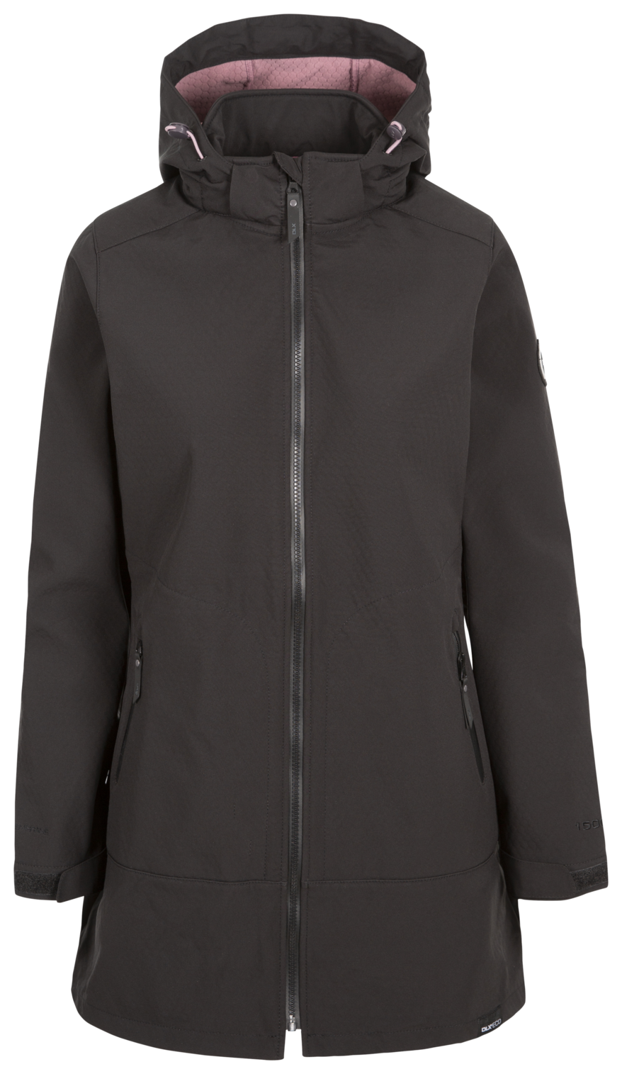 Dlx Samantha - Damska kurtka softshellowa Dlx Eco w kolorze czarnym
