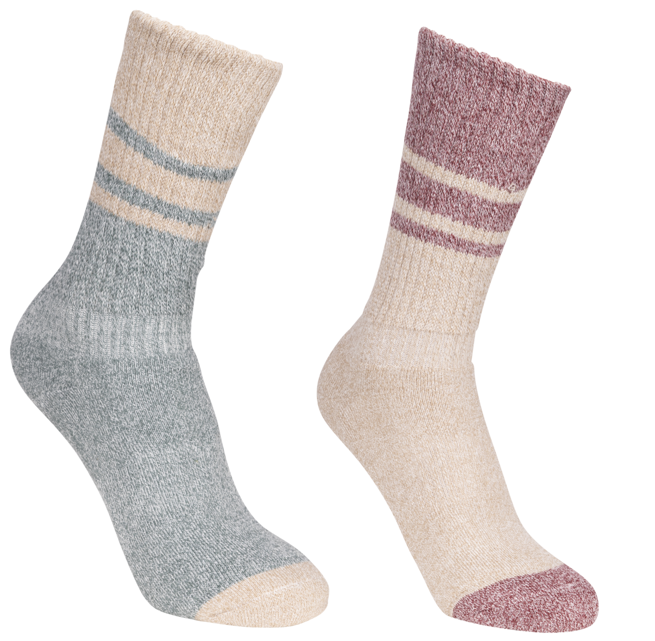 Trespass Hadley - Female Socks Spruce Green / Oatmeal
