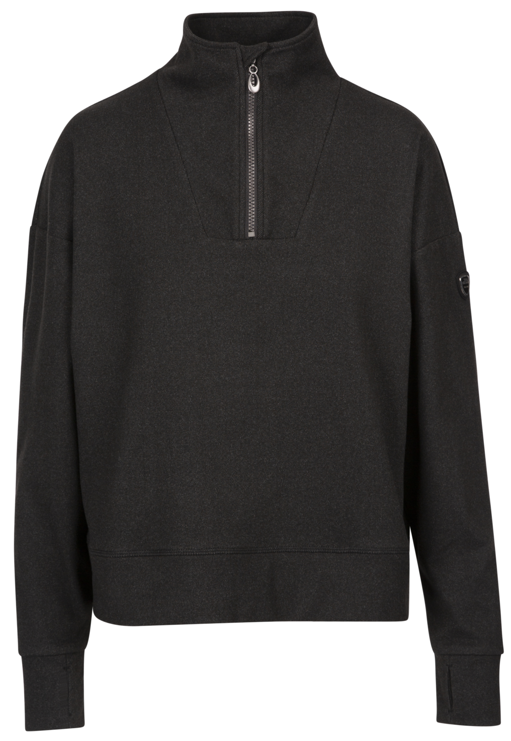 Trespass Happen - Top casual da donna grigio scuro marl