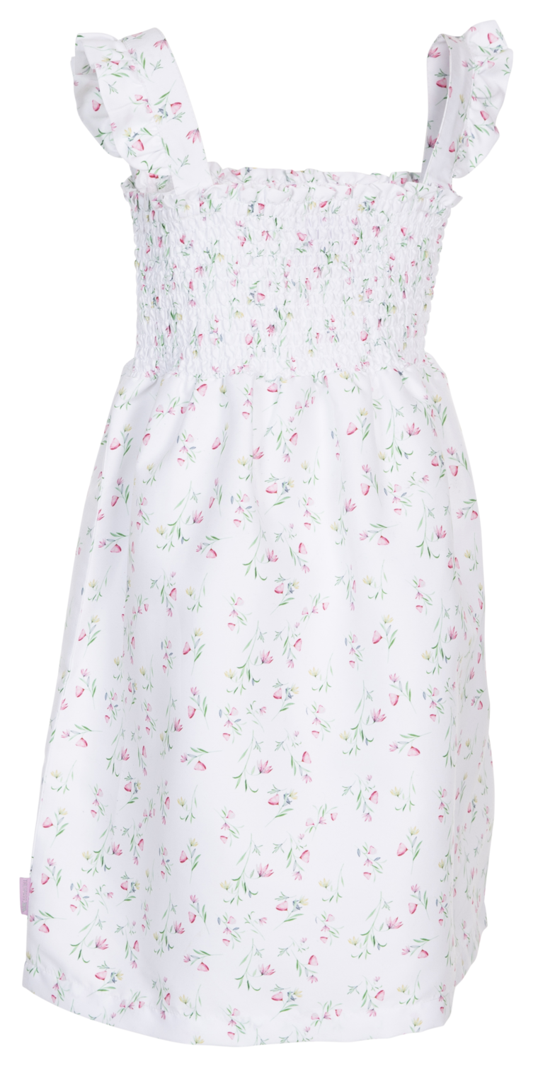 Trespass Annlily - Rochie de damă cu imprimeu alb
