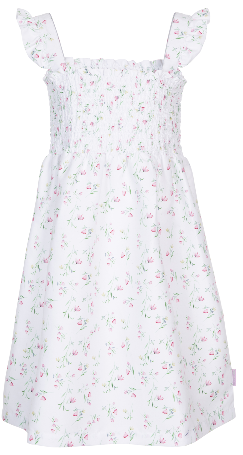 Trespass Annlily - Rochie de damă cu imprimeu alb