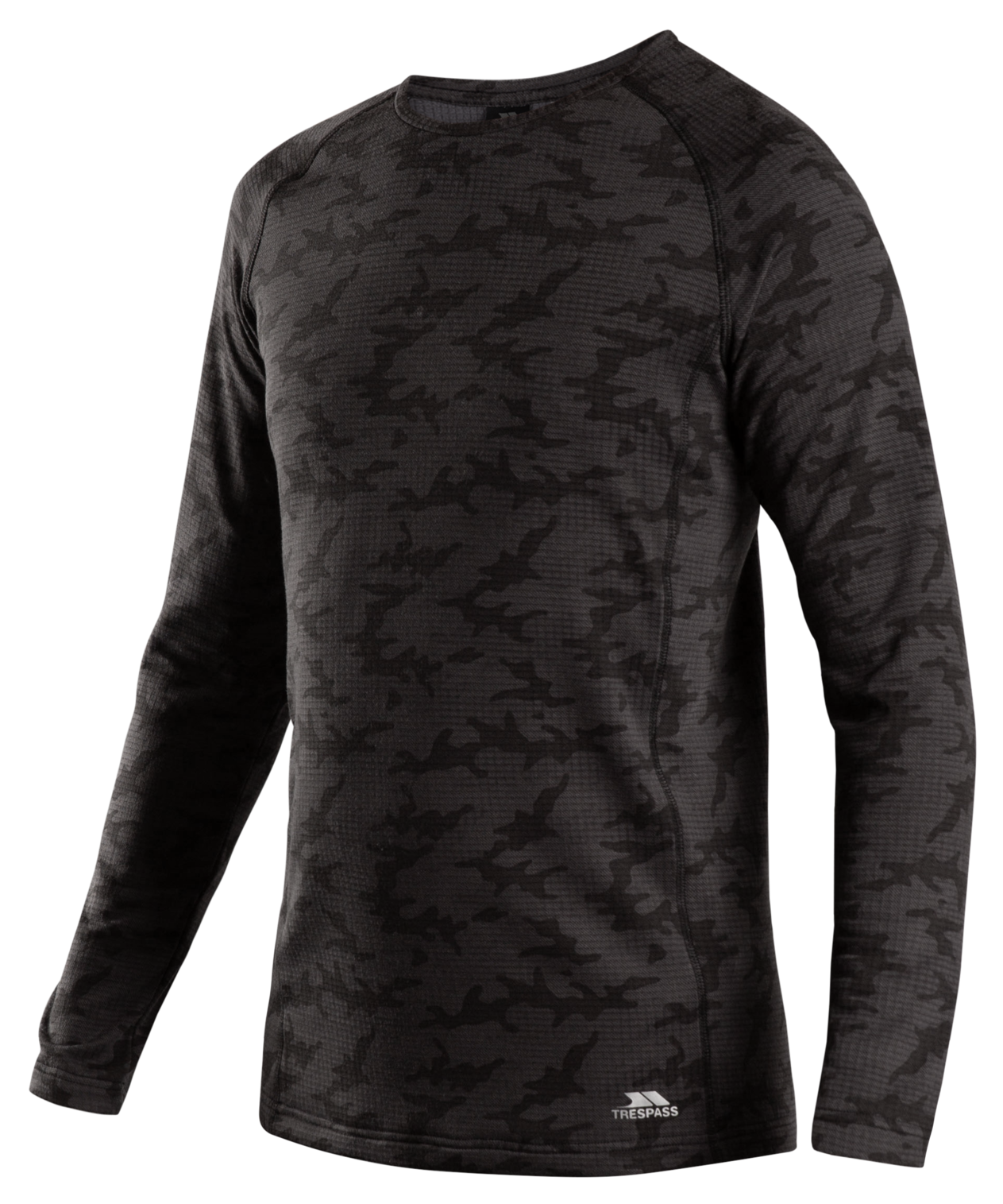 Trespass Arno - Мъжки Base Layer Top Dark Grey