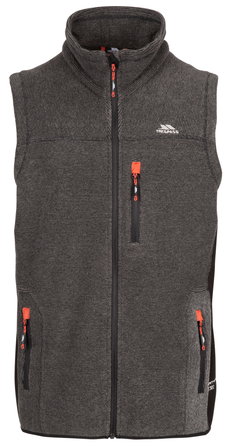 Trespass Jynxless - Gilet in pile da uomo At300 Nero